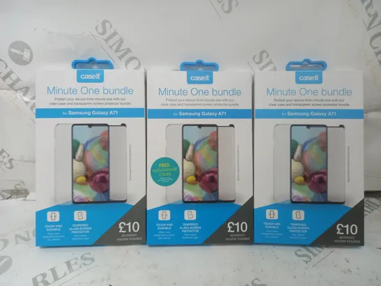 BOX OF APPROX 80 CASE IT MINUTE ONE BUNDLE FOR SAMSUNG GALAXY A71