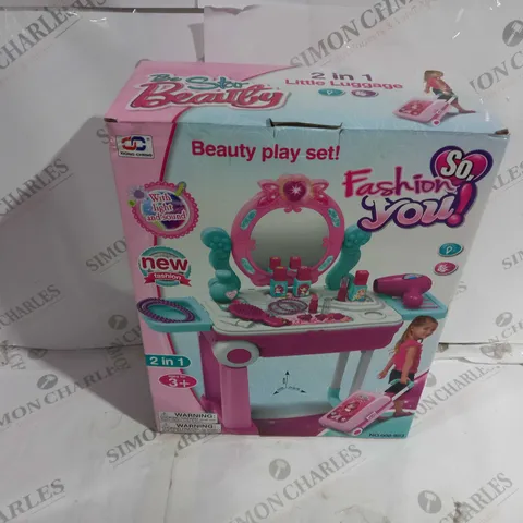 BOXED AND SEALED SO, FASHION YOU BE STAR BEAUTY PLAY SET