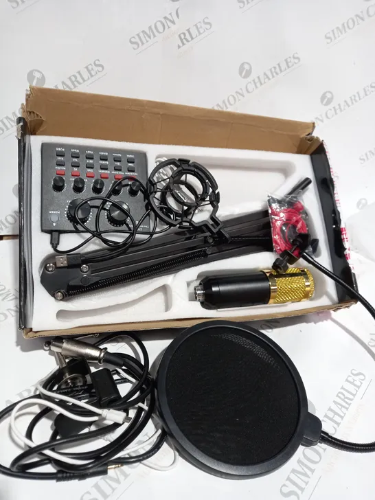 PODCAST EQUIPMENT BUNDLE, BM-800 PODCAST MICROPHONE BUNDLE