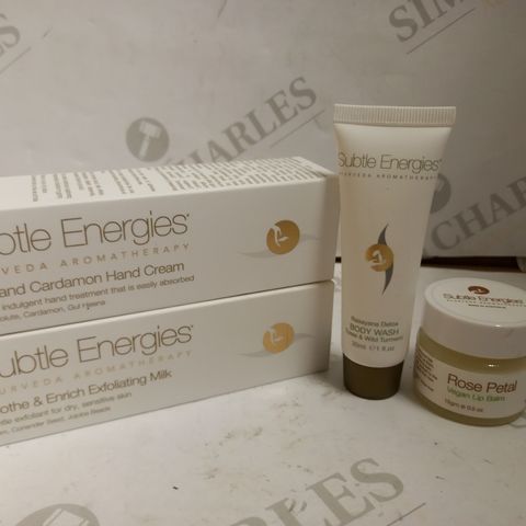 LOT OF 4 SUBTLE ENERGIES BODYCARE ITEMS