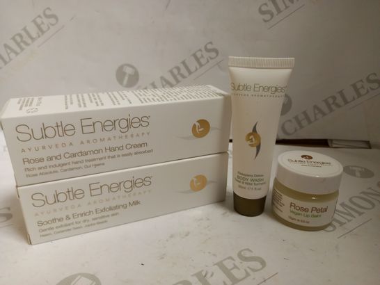 LOT OF 4 SUBTLE ENERGIES BODYCARE ITEMS