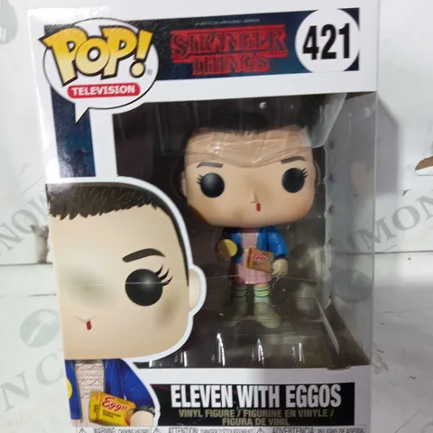 FUNKO POP TELEVISION 421 - STRANGER THINGS - ELEVEN WITH EGGOS VINYL FIGURE