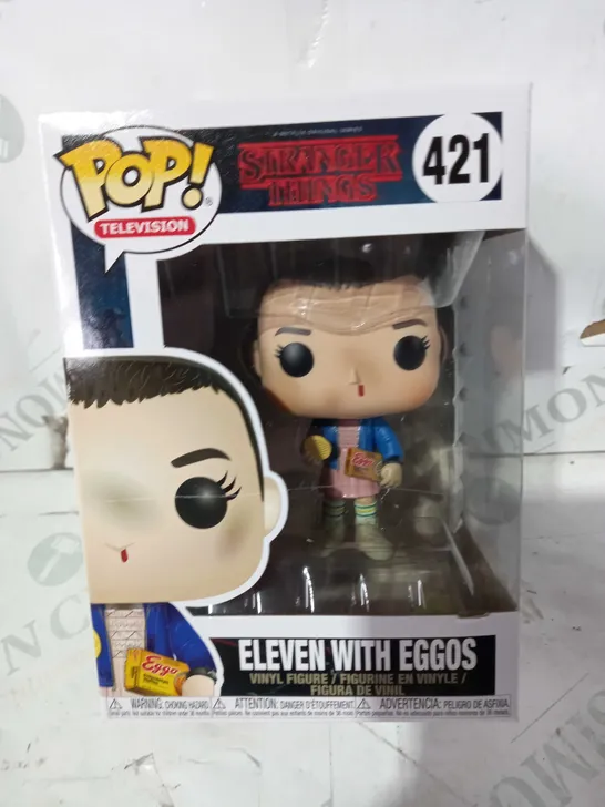 FUNKO POP TELEVISION 421 - STRANGER THINGS - ELEVEN WITH EGGOS VINYL FIGURE