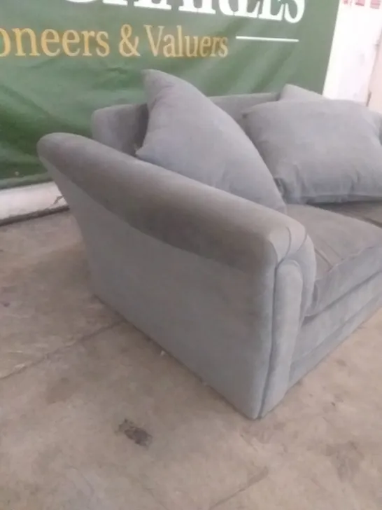 DESIGNER PHOENIX 2 SEATER SOFA IN GREY 