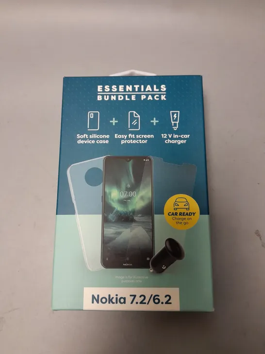 APPROXIMATELY 28 BRAND NEW BOXED ESSENTIAL BUNDLE PACKS FOR NOKIA 7.2/6.2