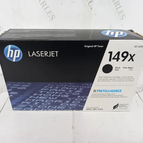 BOXED AND SEALED HP LASERJET TONER 149X BLACK NOIR (W1490X)
