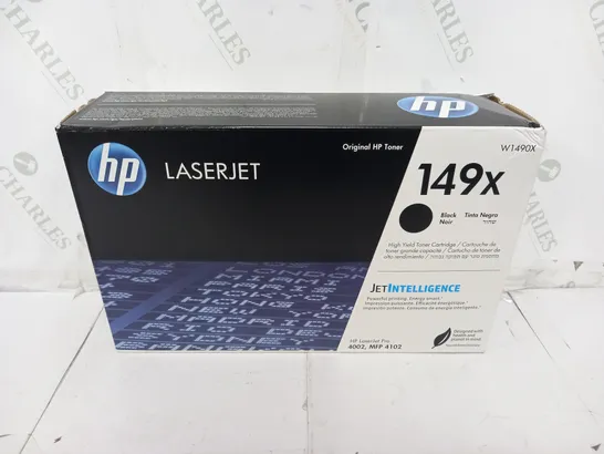 BOXED AND SEALED HP LASERJET TONER 149X BLACK NOIR (W1490X)