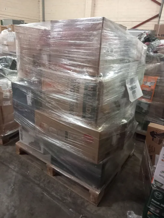 PALLET OF APPROXIMATELY 25 UNPROCESSED RAW RETURN HOUSEHOLD AND ELECTRICAL GOODS TO INCLUDE;