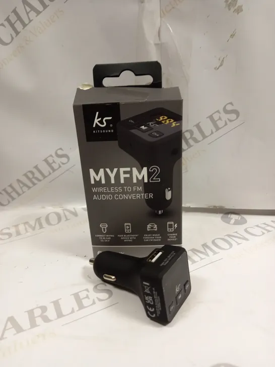 BOXED 15x KITSOUND MYFM2 WIRELESS TO FM CONVERTOR 