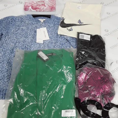 LARGE BOX OF ASSORTED CLOTHING TO INCLUDE H&M, ASOS AND M&S