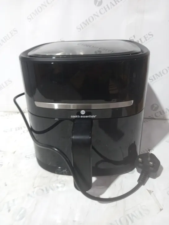 BOXED COOK'S ESSENTIALS 4L AIR FRYER IN BLACK