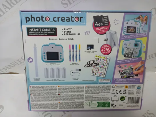 BOXED STUDIO CREATOR PHOTO CREATOR INSTANT CAMERA RRP £69.99