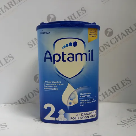 BOX OF 3 X 800G APTAMIL 2 FOLLOW ON MILK 6-12 MONTHS 