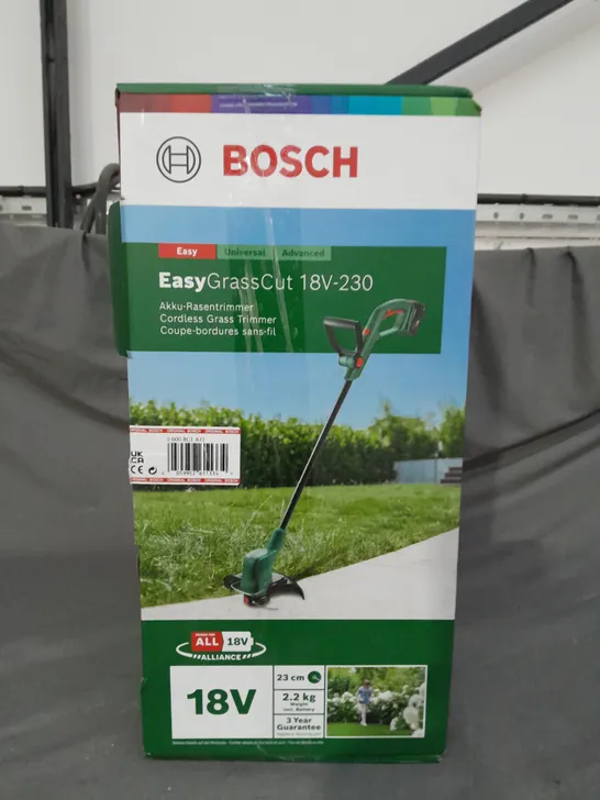 BOXED BOSCH EASYGRASSCUT 18V-230