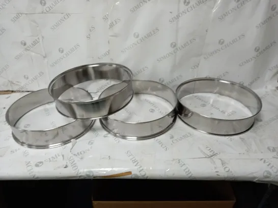 BOXED 8 SILVER EXTENSION RINGS