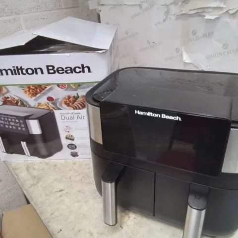 HAMILTON BEACH HEALTHY COOK DUAL AIR FRYER