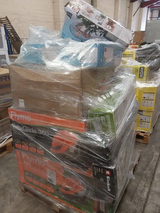 PALLET OF APPROXIMATELY 12 UNPROCESSED RAW RETURN HOUSEHOLD AND ELECTRICAL GOODS TO INCLUDE;