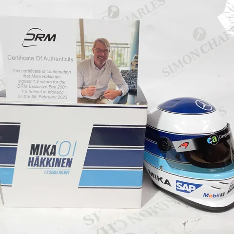 DRM 1:2 SCALE MIKÁ HAKKINEN 01 HELMET