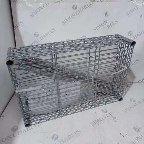 BOXED DESIGNER 4 TIER WIRE SHELVING UNIT 