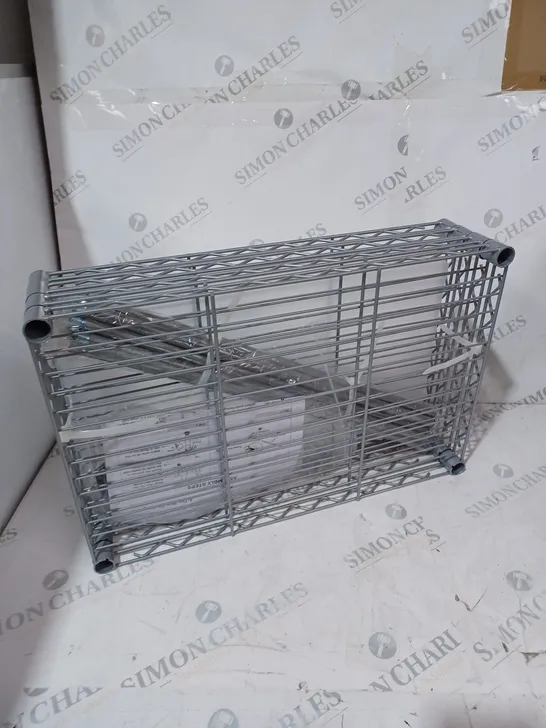 BOXED DESIGNER 4 TIER WIRE SHELVING UNIT 