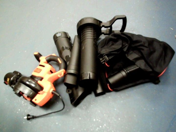 black decker leaf blower & leaf vacuum 3 in 1