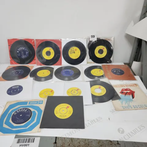 A COLLECTION OF 16 X ROLLING STONES SINGLES