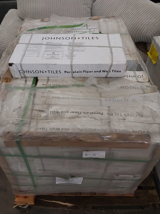 PALLET CONTAINING 32 CARTONS OF JOHNSON MODERN SLATE POLISHED TILES - 8 PER PACK 600X300X9.5MM