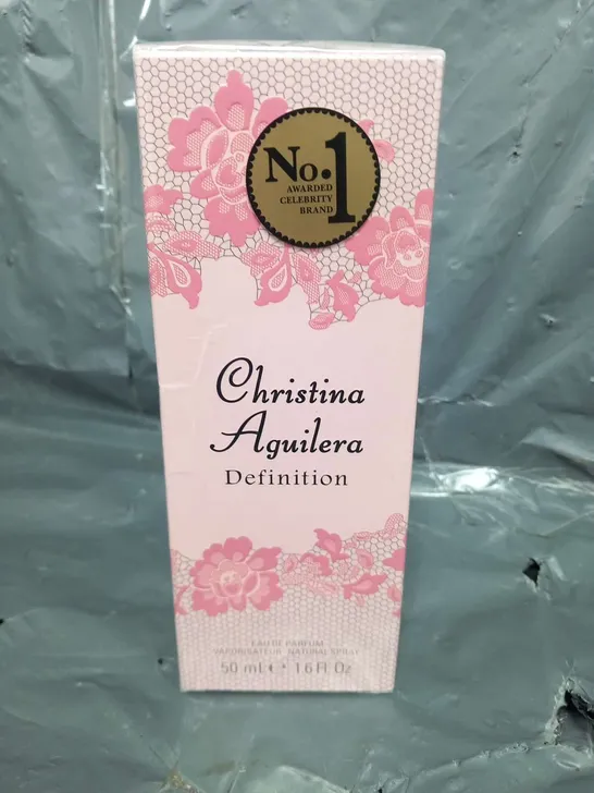 BOXED AND SEALED CHRISTINA AGUILERA DEFINITION EAU DE PARFUM 50ML