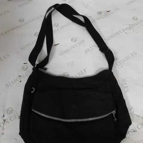 KIPLING BLACK SHORT CROSS BODY BAG IN BLACK