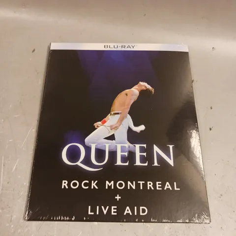 SEALED QUEEN ROCK MONTREAL & LIVE AID BLU-RAY 