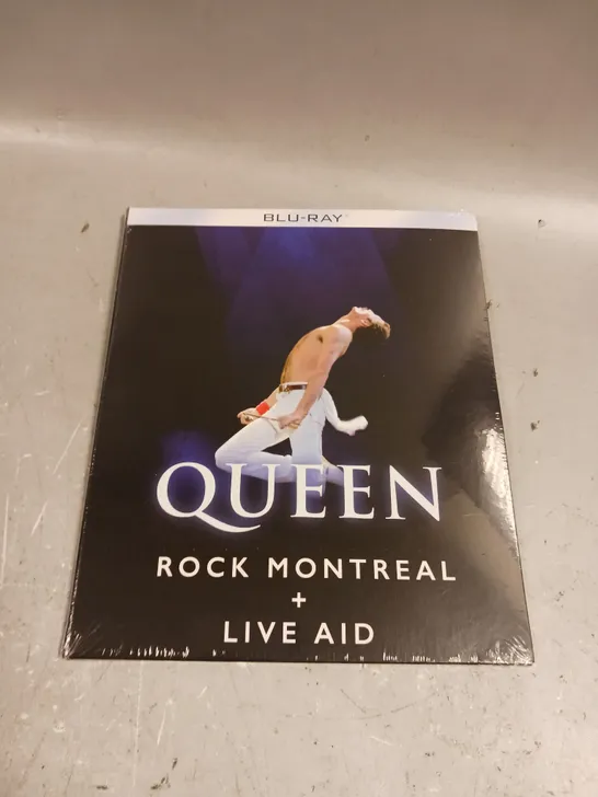 SEALED QUEEN ROCK MONTREAL & LIVE AID BLU-RAY 