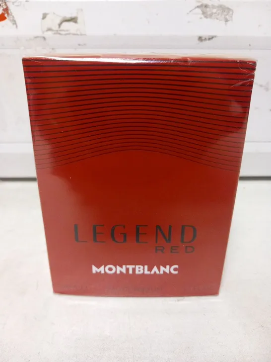 BOXED AND SEALED LEGEND RED MONTBLANC EAU DE PARFUM 100ML