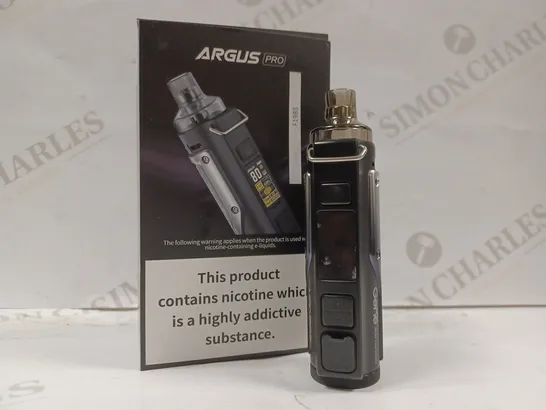 BOXED ARGUS PRO VAPE SYSTE,M - VINTAGE GREY & SILVER 