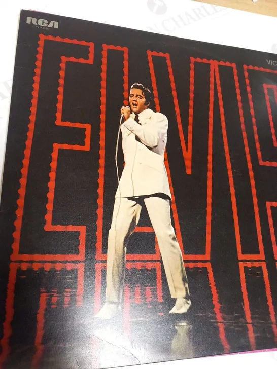 5 ASSORTED ELVIS VINYL RECORDS TO INCLUDE; NBC-TV SPECIAL, SINGS HITS FROM HIS MOVIES, YOU'LL NEVER WALK ALONE, SEPARATE WAYS AND CHRISTMAS ALBUM