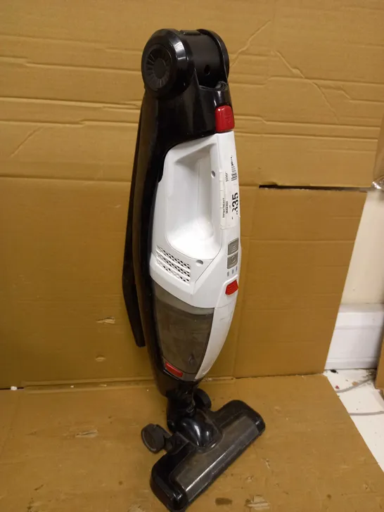 JOHN LEWIS WHITE/BLACK 2-IN-1 CORDLESS VACUUM CLEANER