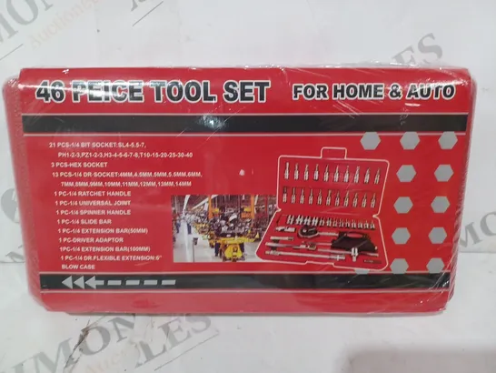 BOXED UNBRANDED 46 PIECE TOOL SET