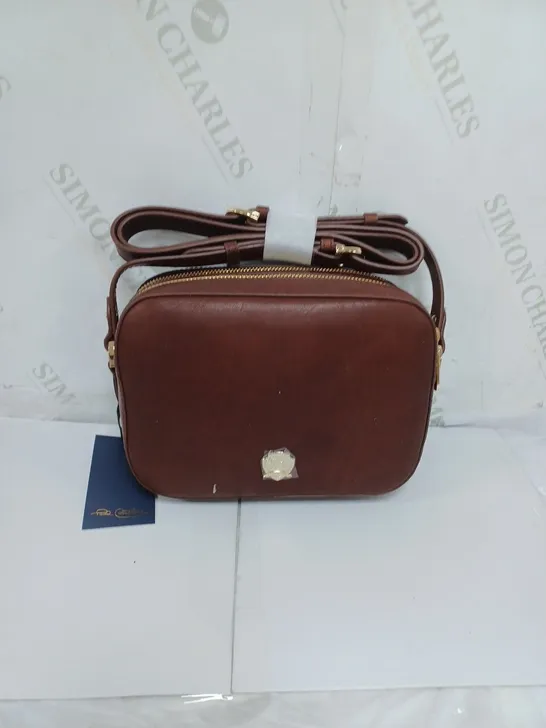 PAUL COSTELLOE DRESSAGE LADIES BROWN HANDBAG