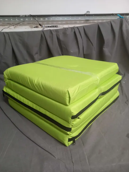 SET OF 4 GARDN CHAIR CUSHIONS IN GREEN 