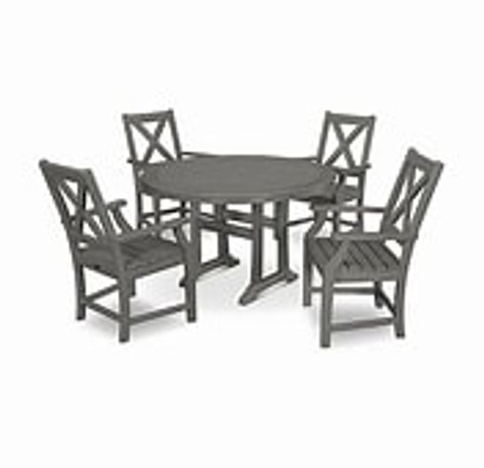 BOXED BRAXTON GREY DINING SET (1 BOX)