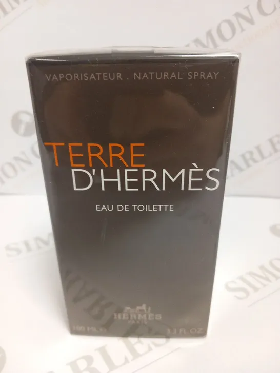 BOXED AND SEALED TERRE D'HERMES EAU DE TOILETTE 100ML