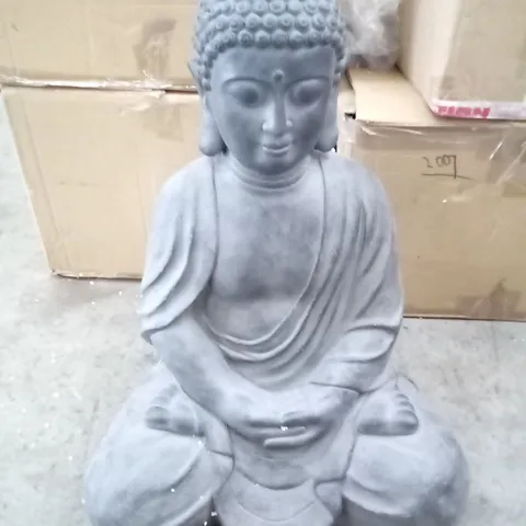 BOXED LARGE SITTING BUDHA FIGURE