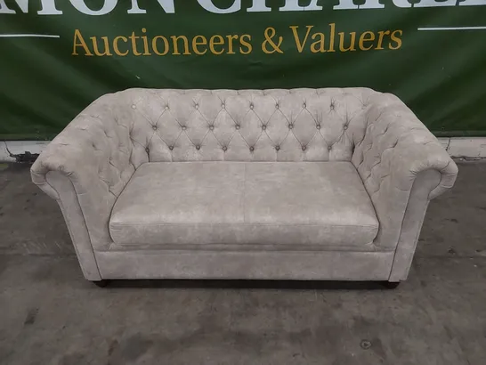 DESIGNER 2 SEATER CHESTERFIELD STYLE SOFA