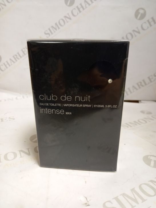 BOXED AND SEALED CLUB DE NUIT INTENSE MAN EAU DE TOILETTE 105ML