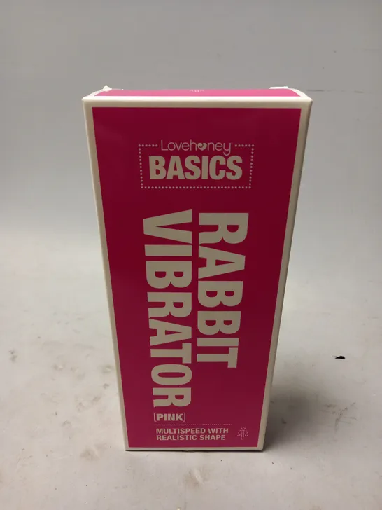 BOXED AND SEALED LOVEHONEY BASICS RABBIT VIBRATOR