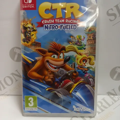 SEALED NINTENDO SWITCH CTR CRASH TEAM RACING NITRO-FUELED GAME