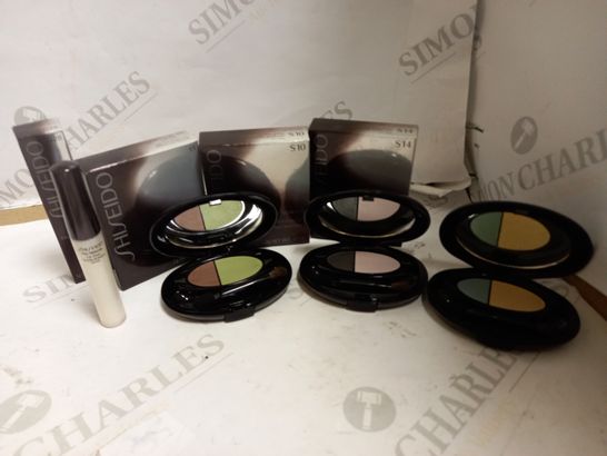 LOT OF 4 SHISEIDO MAKE-UP ITEMS, TO INCLUDE EYESHADOWS & LIP GLOSS