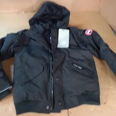 CANADA GOOSE RUNDLE BOMBER IN BLACK - L 14/16YEARS