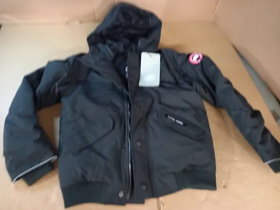 CANADA GOOSE RUNDLE BOMBER IN BLACK - L 14/16YEARS