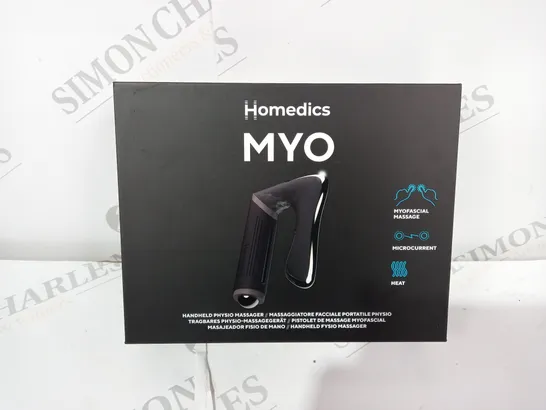 BOXED HOMEDICS MYO HANDHELD PHYSIO MASSAGER 