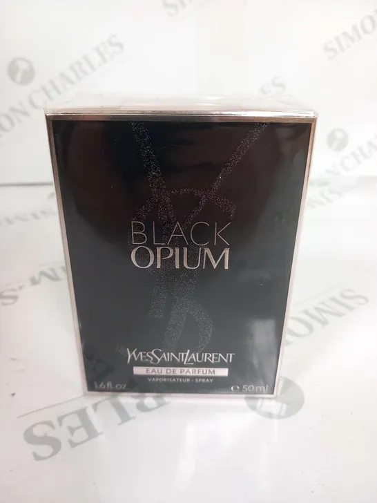 BOXED AND SEALED YVES SAINT LAURENT BLACK OPIUM EAU DE PARFUM SPRAY 50ML